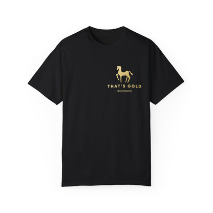 Buy latest design That's Gold Logo black T-Shirt online