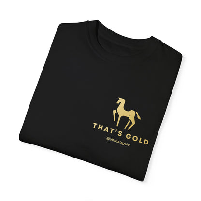 Buy latest design That's Gold Logo black T-Shirt online