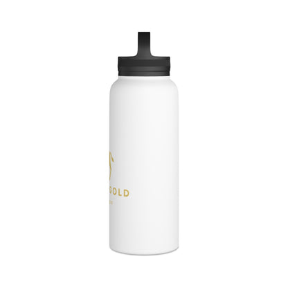 Stainless Steel Water Bottle, Handle Lid