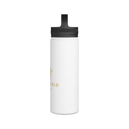 Stainless Steel Water Bottle, Handle Lid