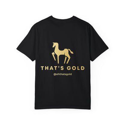 Buy latest design That's Gold Logo black T-Shirt online