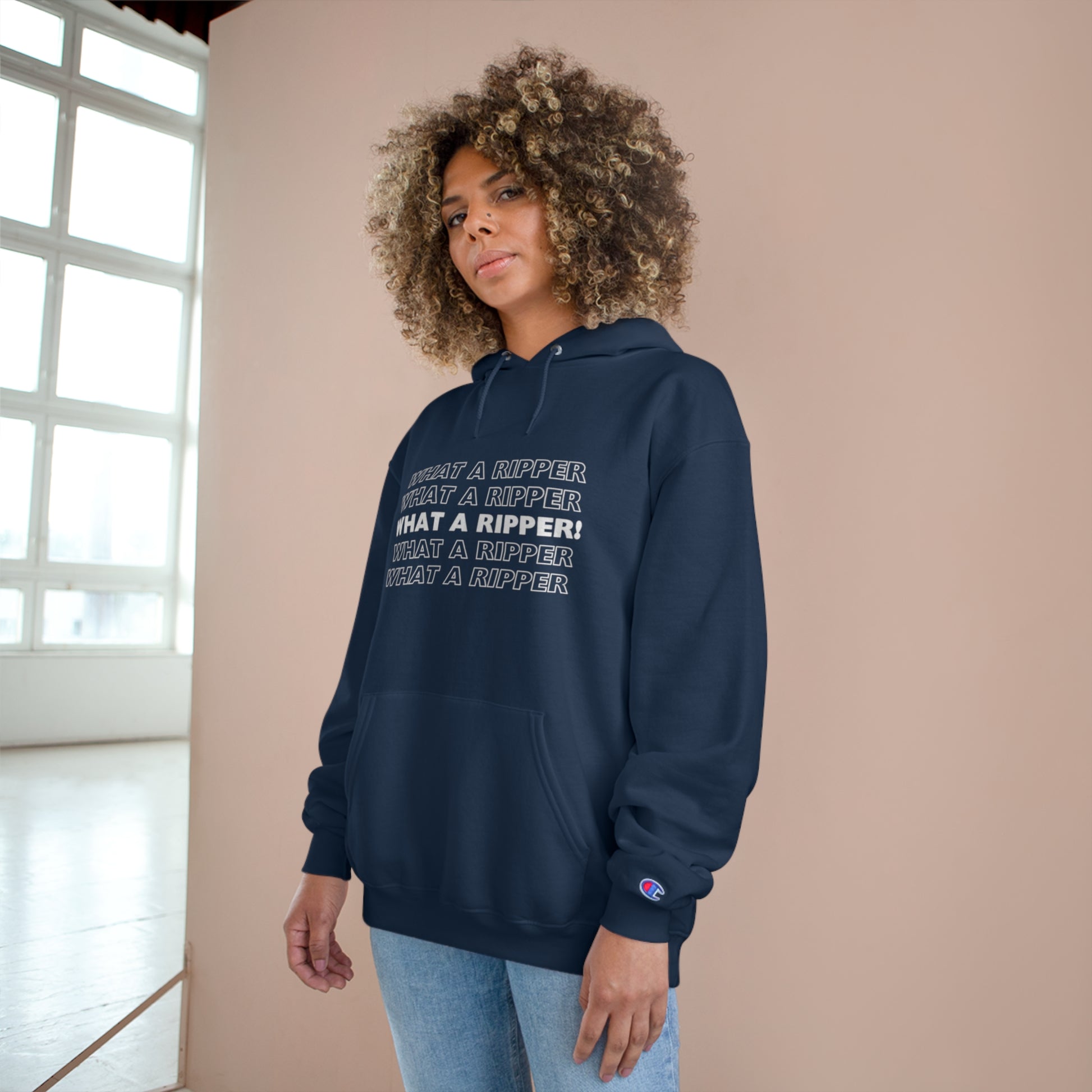 blue variant color Ripper Hoodie online-shop now for women