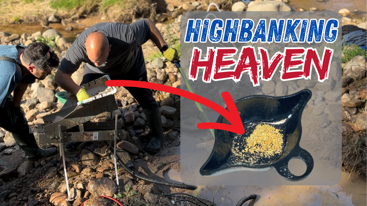 Load video: Highbanking for gold