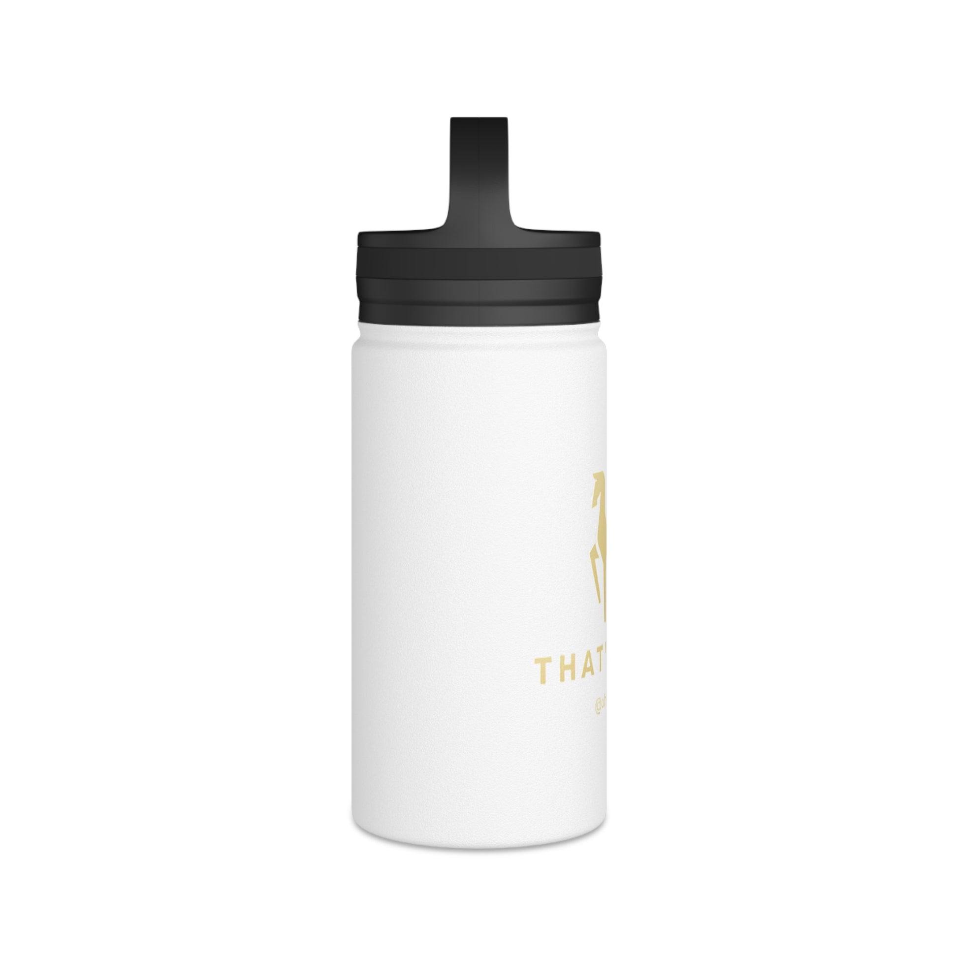 Stainless Steel Water Bottle, Handle Lid